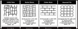 Artcrete stencil patterns