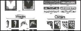 SuperCrete stenciling patterns